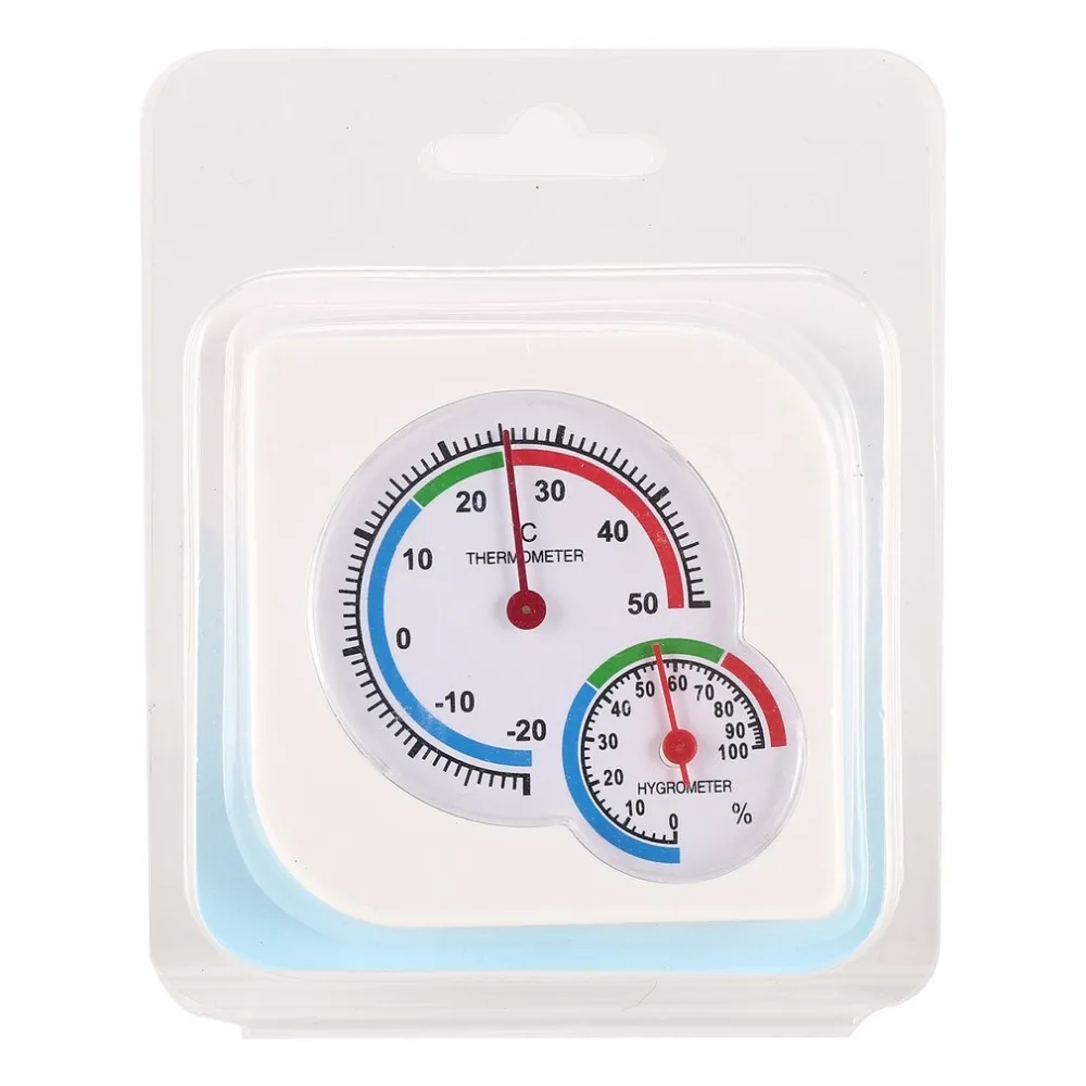 Useful White Mini Thermometer For Nursery Baby House Room Wet