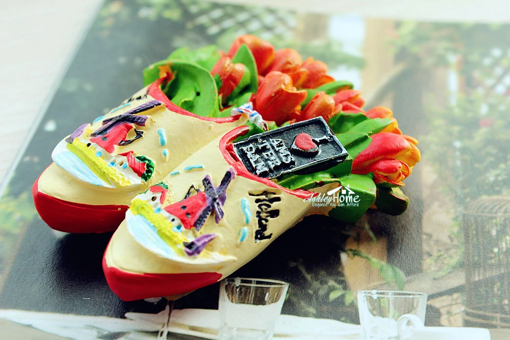 チューリップは木製靴 アムステルダムオランダお土産3d樹脂冷蔵庫マグネット Fridge Magnet Resin Fridge Magnetresin 3d Fridge Magnets Aliexpress