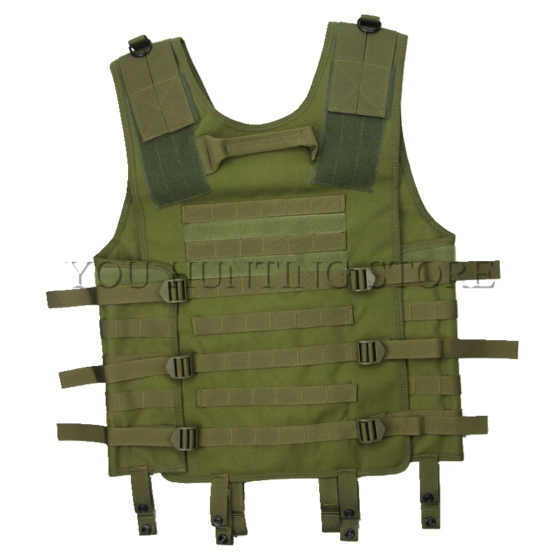 Военный охотничий Открытый страйкбол тактический жилет Molle Plate Carrier Strike Combat жилет черный зеленый ACU камуфляж