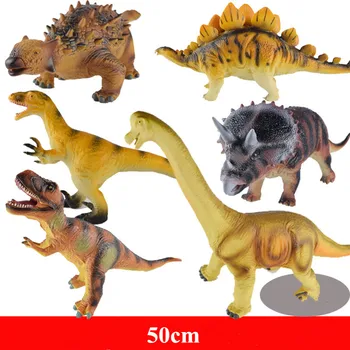 

educational toys Large dinosaur model toys simulation soft Tyrannosaurus rex sword dragon wrist children 's toys New Year gift