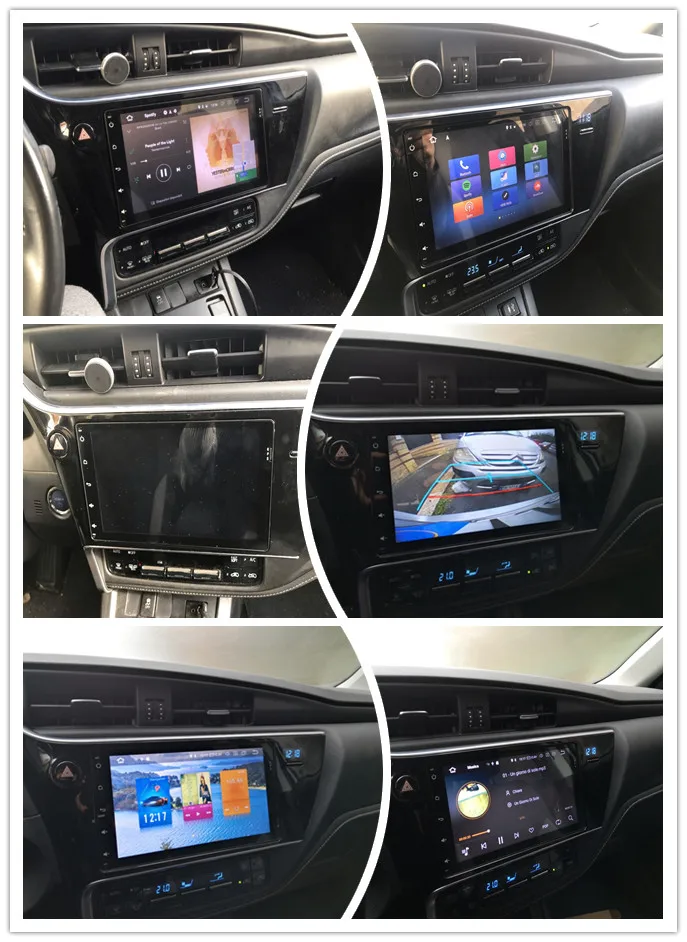 Dasaita " Android 9,0 автомобильный dvd-плеер для Toyota Corolla Auris Fortuner с восьмиядерным 4G+ 32G авто радио мультимедиа NAVI