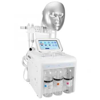 

8 in 1 Face Cleaner Anti-aging Oxyhydrogen Injection Small Bubble RF Ultrasound Wrinkle Remover Skin Care Beauty Massage Machine