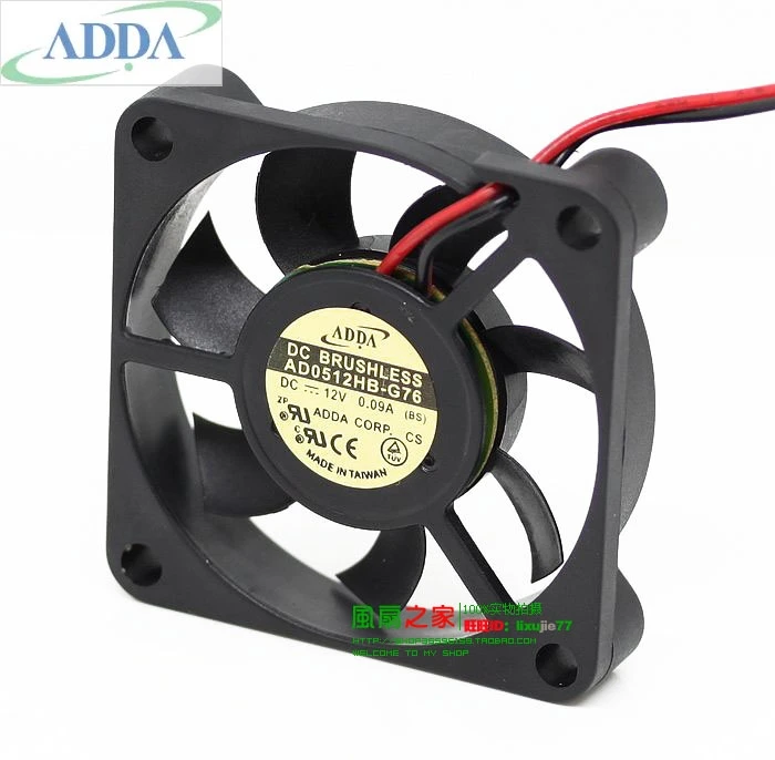 AD0512HB G76 для ADDA 50*50*10 мм 5010 5 см 50 12 В 0 15 Aball подшипниковый вентилятор|bearing hardware|bearing