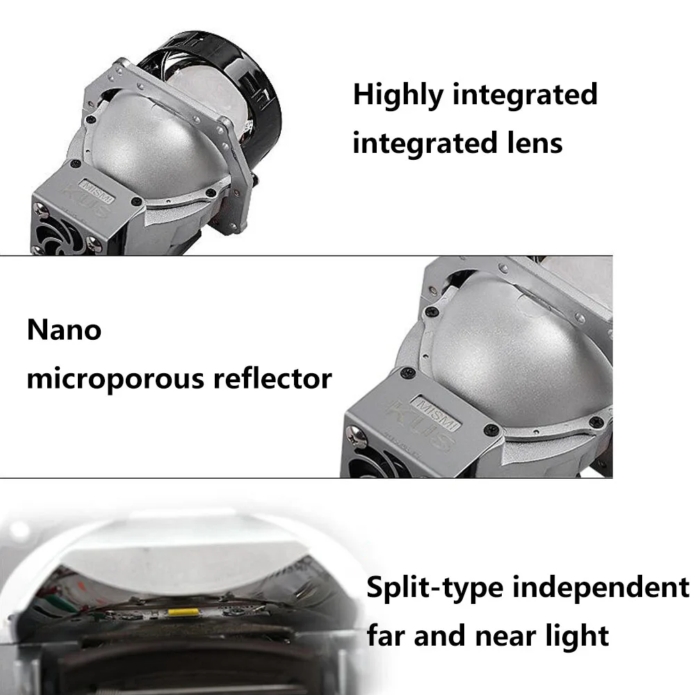 Би светодиодный головной светильник s Lens 3 0 дюйма LHD дальний и ближний свет
