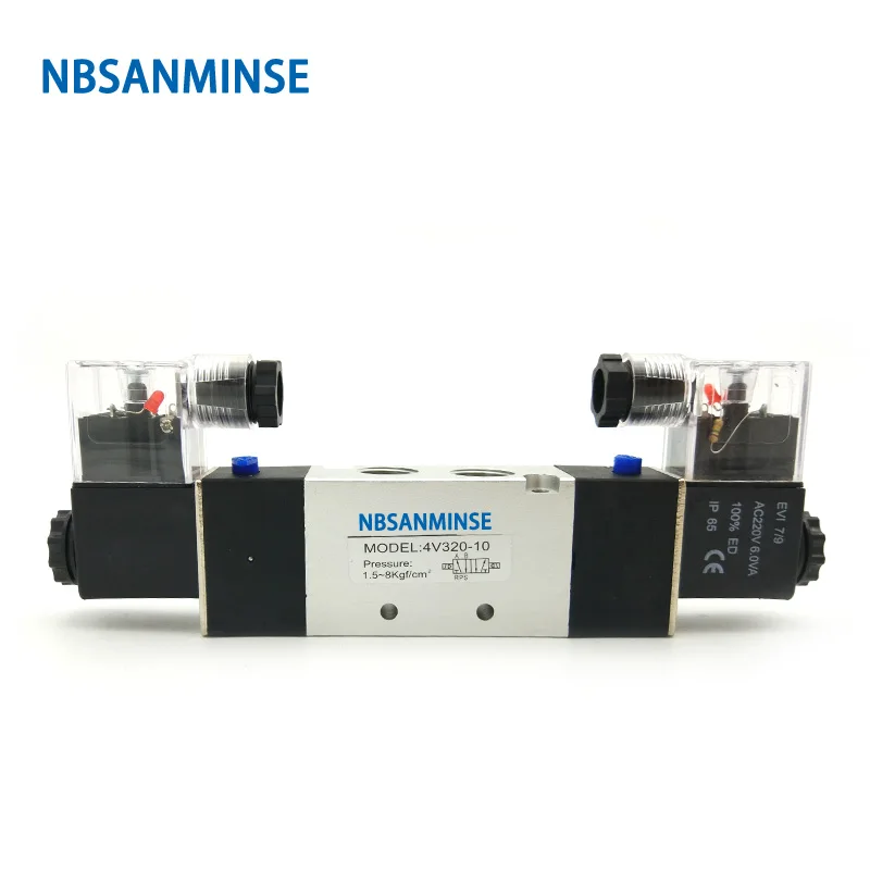 4V310 4V320 4V330 Air Solenoid Valve G1/4 G3/8 Electromagnetic AirTac Type Pneumatic NBSANMINSE | Обустройство дома