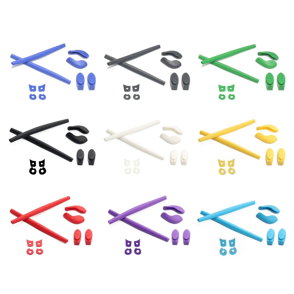 Millerswap Kit In Gomma Temple Arm Ear Socks/Leg & Nose Pad Naso Holder Set Per-Oakley Giulietta