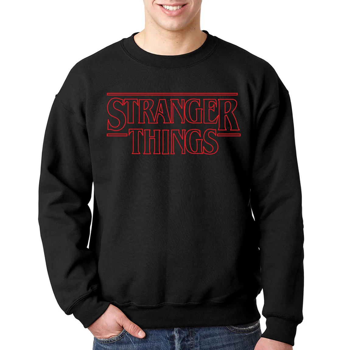 2019 stranger things hoodies Men long sleeve casual fleece sweatshirts ...