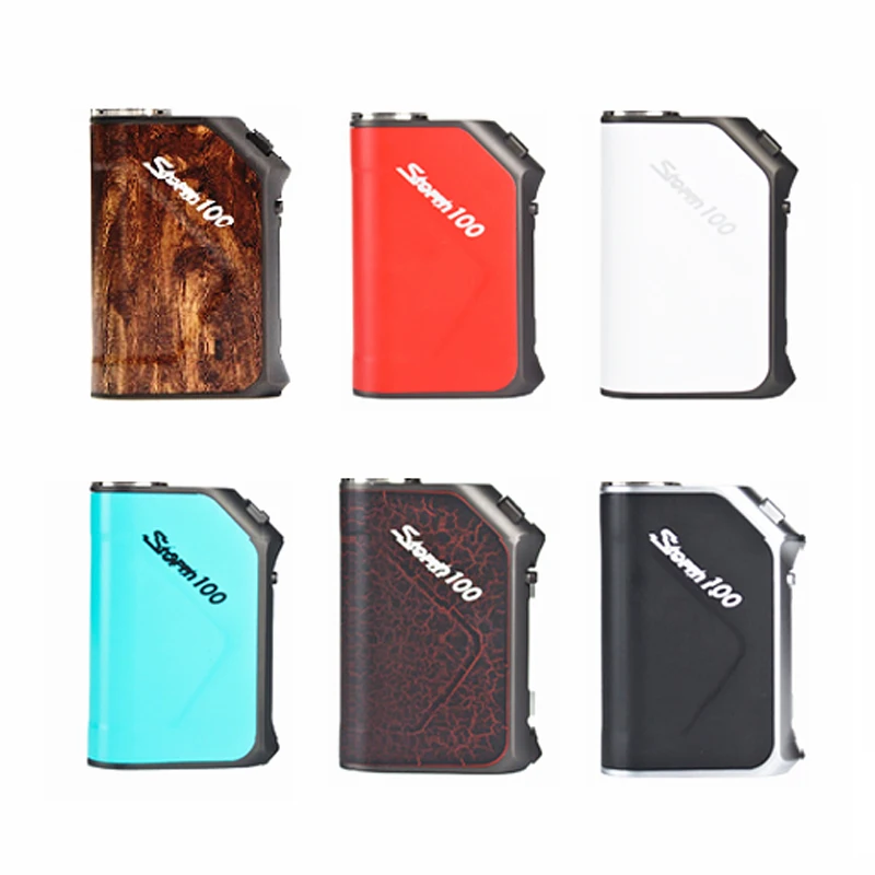 Original Vapor Storm 100W box mod kit Rechargeable 3200 Battery Electronic Cigarette Switchable TC(NiTiSS)modes e cigarettes (1)
