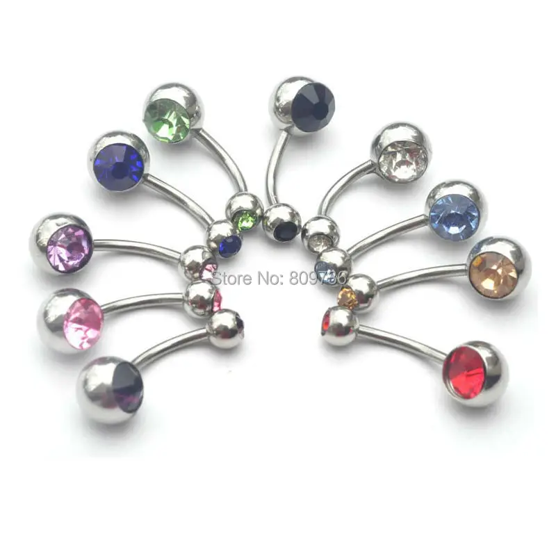 10 шт. кольцо для пирсинга живота из нержавеющей стали|jewelry piercing|belly barspiercing wholesale |