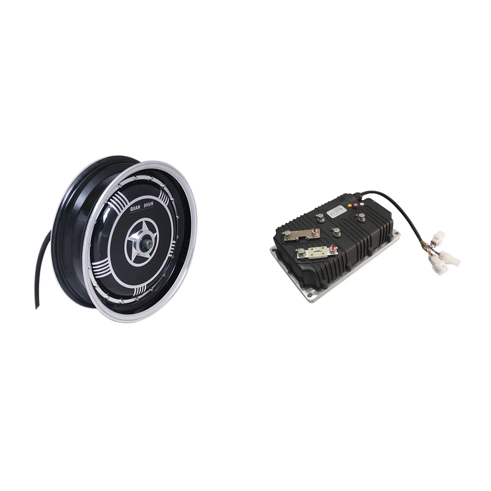 Двигатель QS 13*3,5 inch 8000 W 273 50 H V3 измельчитель одиночного вала мотор электического скутера и контроллер