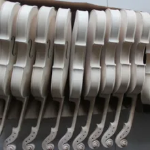 5 шт. 4/4 корпус скрипки Пламя клен русская ель Топ белая скрипка тело