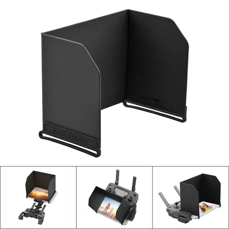 

PU Leather Hood Sun Shade for DJI Drone Folding Portable SunShade for DJI Mavic 2/Pro/Air/Spark/Phantom 4 3 Drone Accessories