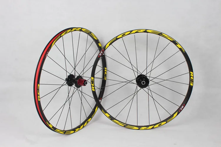 Best RT RC3 Mountain Bike Bicycle front 2 rear 4 sealed bearing aluminum alloy rim multicolor wheels 14