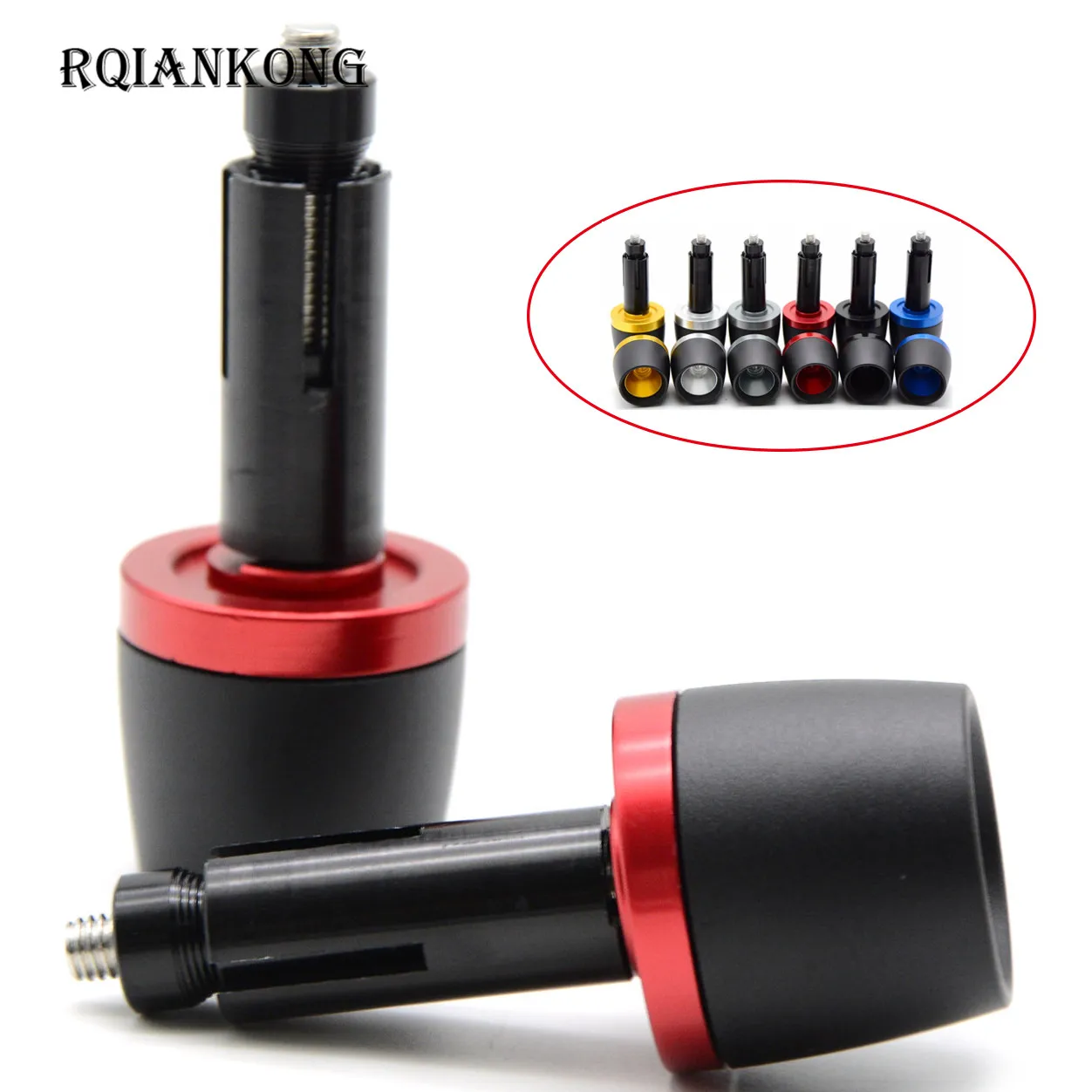 22mm Aluminum Motorcycle Handle Hand Bar Ends Motorbike Handlebar Grips