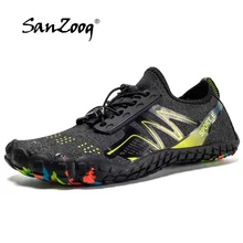 Быстросохнущие кроссовки Для мужчин модные уличные пляжные водонепроницаемая обувь босиком праздник моря обувь для водного спорта и отдыха с плавающей обувь серфинга размера плюс, 47(Европа