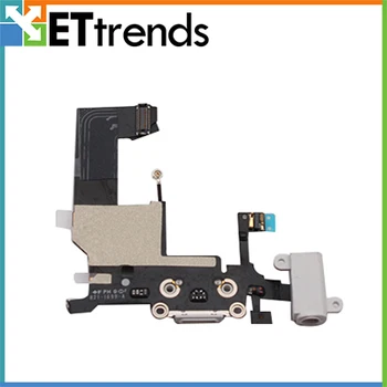 

50PCS/LOT Original Refurbished Charging Port USB Dock Connector Ribbon & Audio Cable for iPhone 5G Headphone Jack