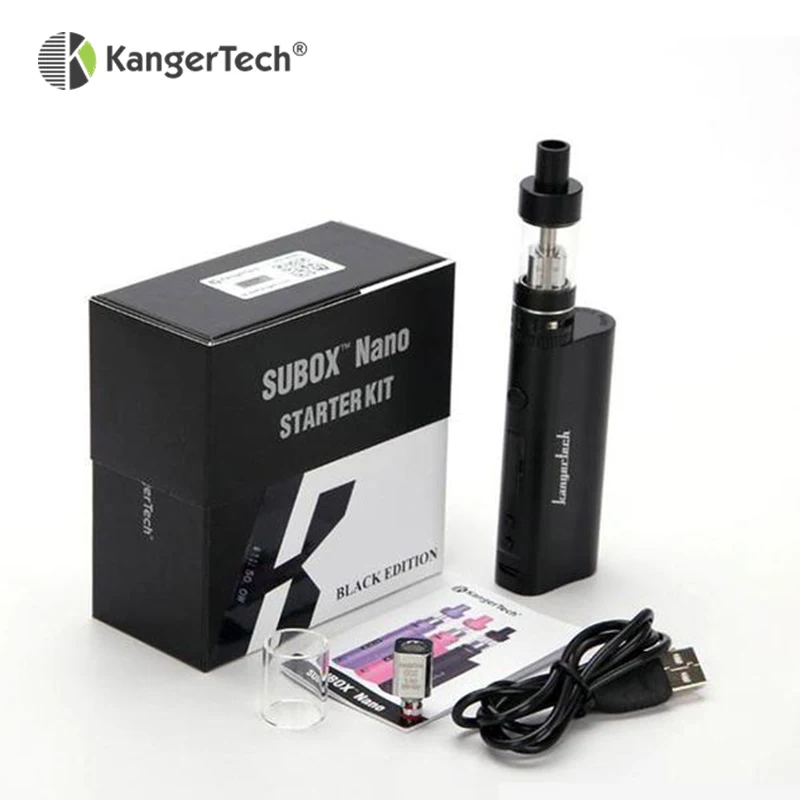 

Promotion Kangertech Subox Nano Vape Starter Kit with 50W Kbox Nano Box Mod and Subtank Nano Atomizer Without 18650 Battery