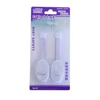 

2Pcs Baby Safety Locks Furniture Restrictor Kids Protection Cupboard Cabinet Fridge Door Lock