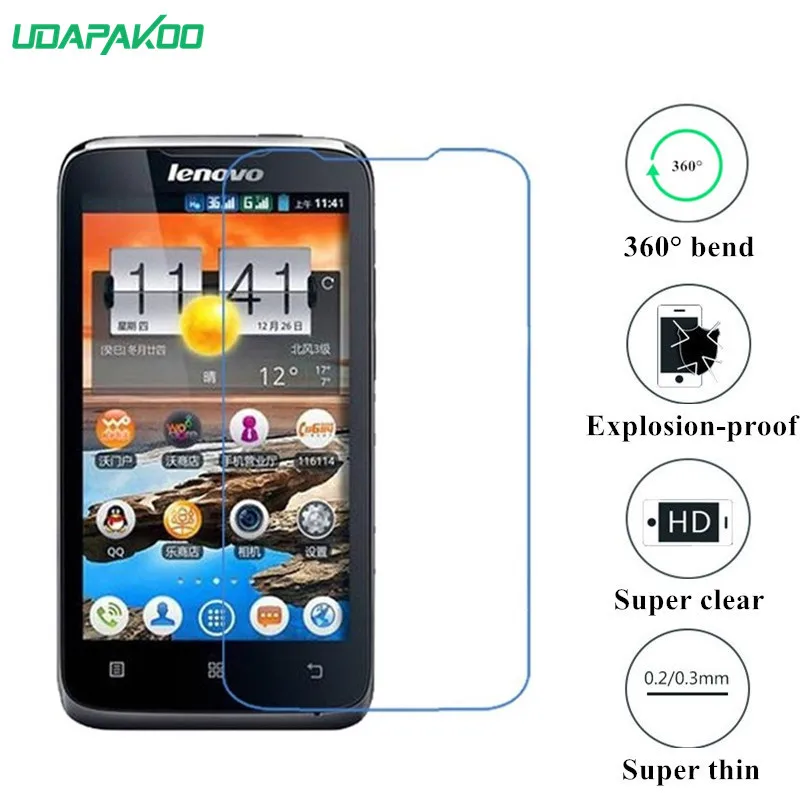 

udapakoo clear Tempered soft glass film for Lenovo A316 A316i Nano Explosion-proof glass Screen Protector