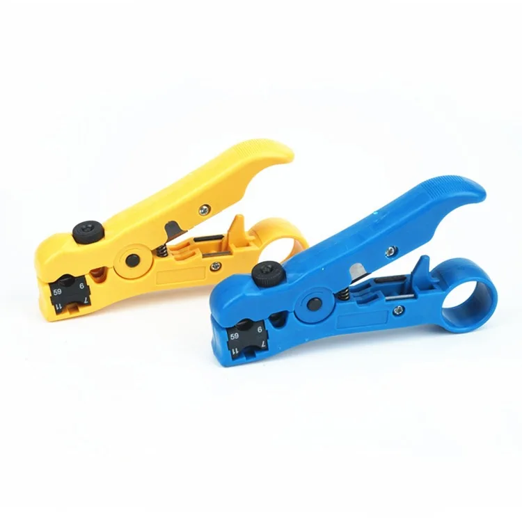 Плоский или круглый UTP Cat5 Cat6 проволочная коаксиальный инструмент для зачистки