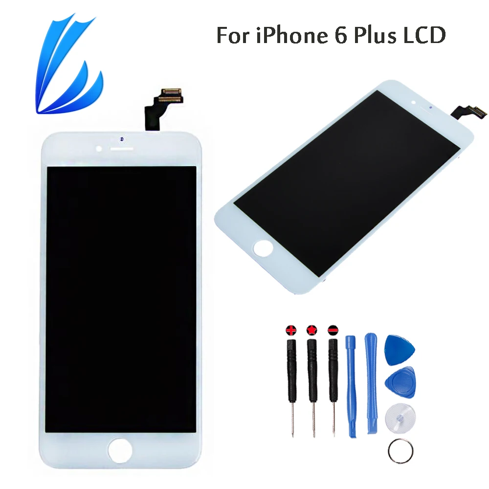 

LL TRADER Mobile Phone Parts Replacement For iPhone 6 Plus Touch Screen 5.5'' LCD Display Assembly Digitizer No Dead Pixel+Tools