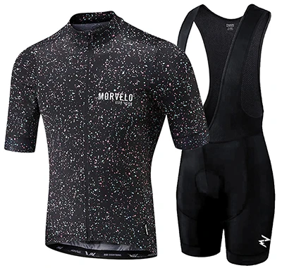 Morvelo мужская летняя одежда Комплекты велосипедной одежды короткий рукав нагрудник шорты мужской дышащий детский нагрудник шорты maillot ciclismo набор - Цвет: as picture