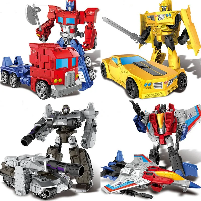 Robot Transformation Anime Series Action Figure Toy Robot Car Dinosaur