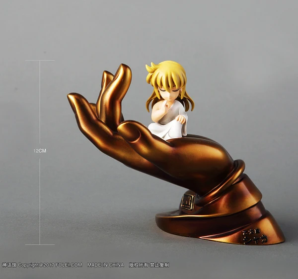 

Vogue Classic Masami Kurumada Comic Anime Saint Seiya Statue Virgo Shaka Childhood Buddha Hands Figure Figurine Toys