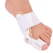 1 шт. сепаратор для большого пальца ноги Уход за ногами разделитель инструмента носилки подушечки для ног регулируемая вальгусная ортопедическая кость большого пальца выпрямитель