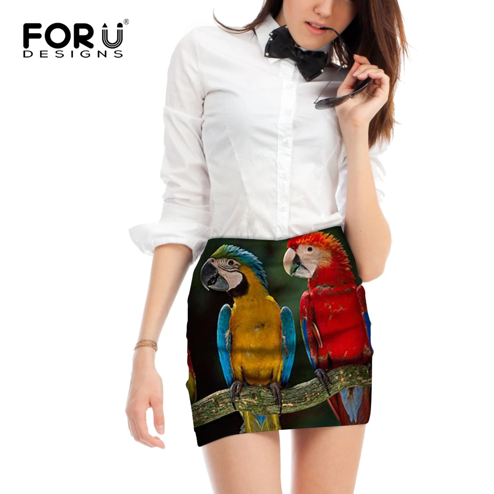 

FORUDESIGNS Wome Skirt Polyester Lining Fashion Sexy Spandex Mini Skirt High Quality For 4 Season High Waist Office Lady Clothes