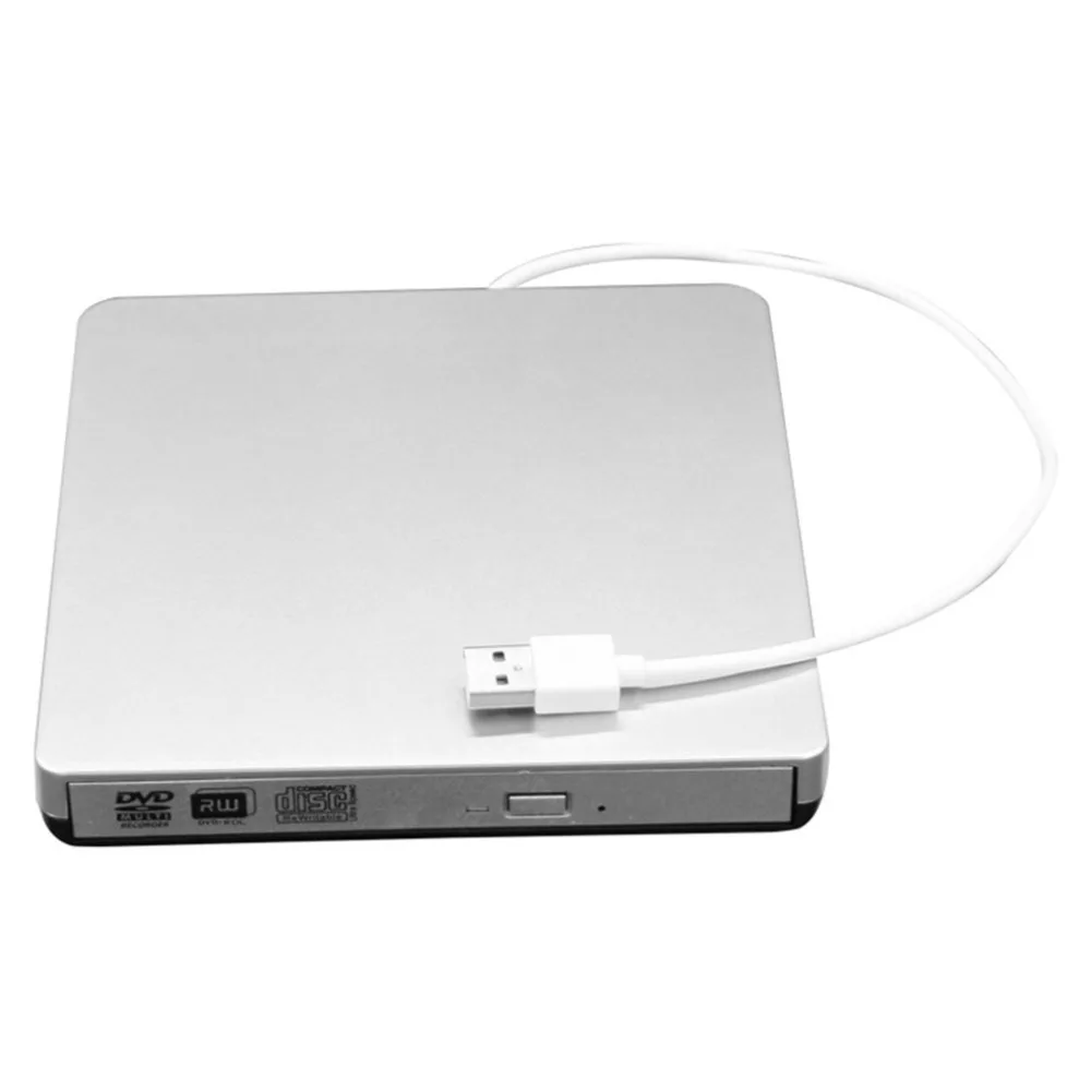 Портативный DVD плеер dvd CD RW привод горелки Писатель слот нагрузки USB 2,0 интерфейс для ноутбука Desktop тетрадь portátil