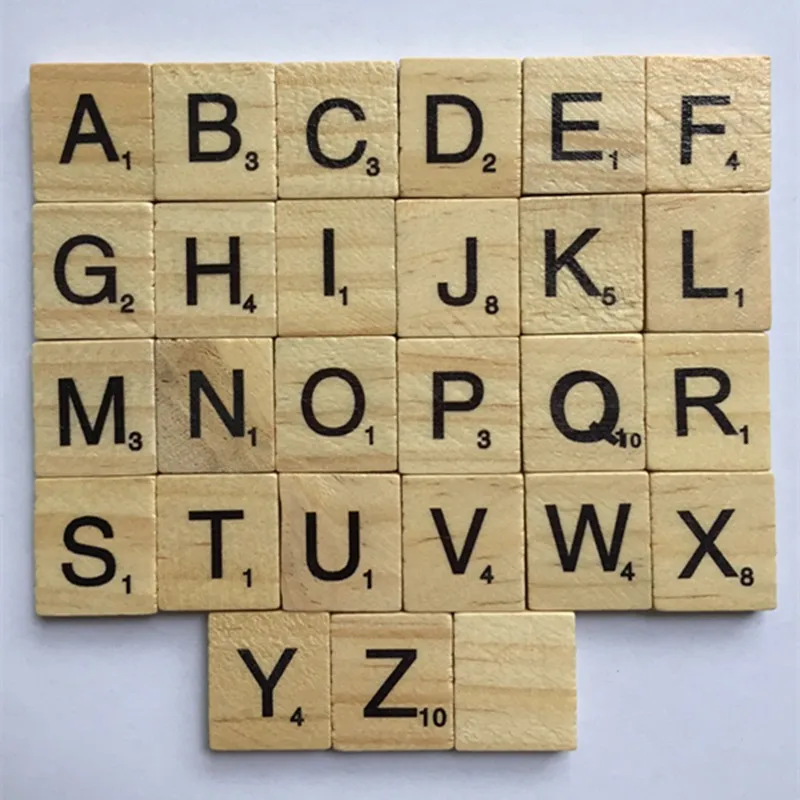 alphabet games express Pieces Mix Alphabet Wooden 100 Letters Scrabble English alphabet games express Pieces Mix Alphabet Wooden 100 Letters Scrabble English