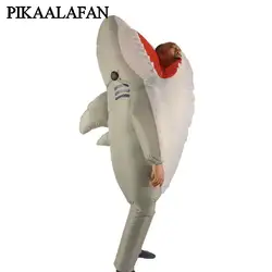 PIKAALAFAN гигантская надувная игрушка вечерние милый мультфильм большой акула надувные костюм куклы Костюм Опора надувной костюм Косплэй