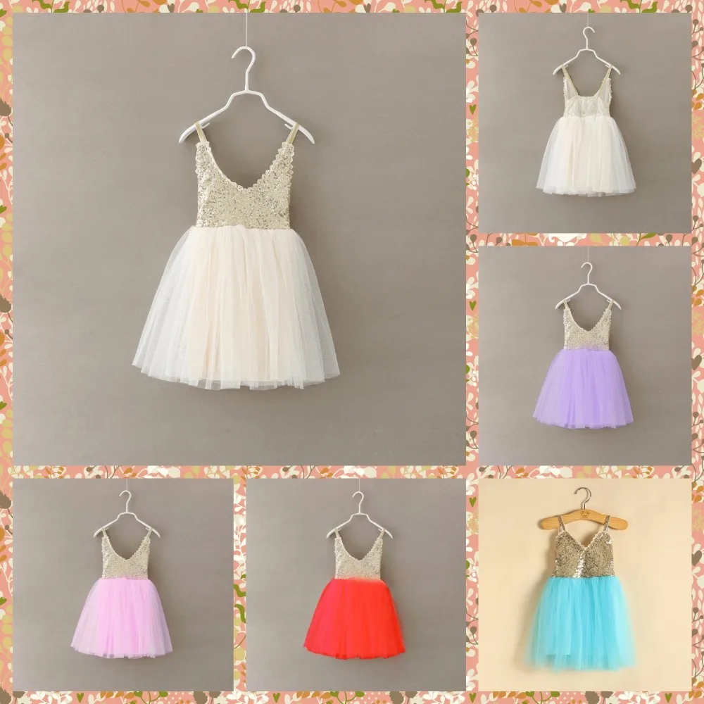 New-Hot-Children-Baby-Sequined-Lace-Sling-Mesh-Tutu-Dresses-Princess-Girls-Party-Clothing-5-pcs
