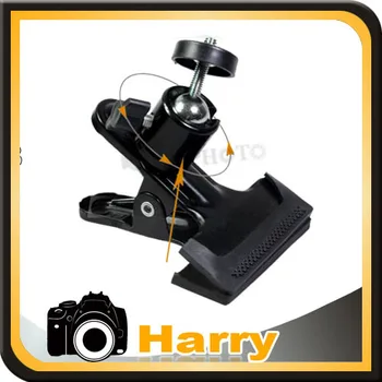 

Multi-function Sping Clamp Clip Head Ball Socket for Photo Studio Camera Flash