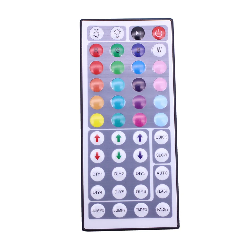 RGB led controller 24A 24keys 44 keys IR wireless remote control Plastic+Aluminum dc 12V-24V for 5050 / 3528 RGB led strip light