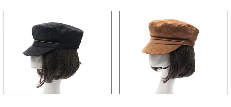 [AETRENDS] вельветовые войлочные армейские военные шапки для мужчин и женщин, Ретро Кепка, плоская кепка, Z-6628