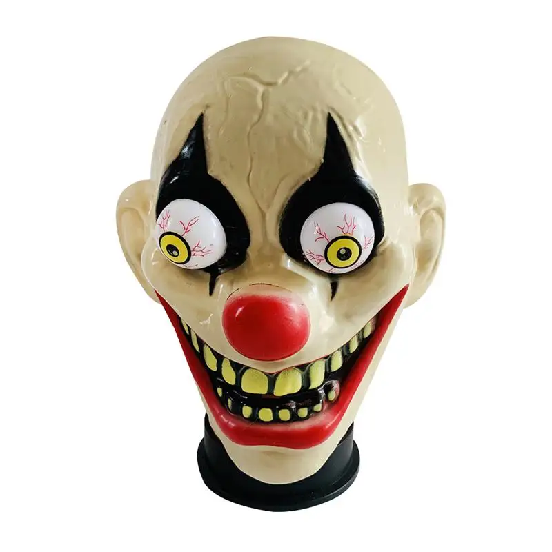 

1 Pc Halloween Mask Spring Eye Scary Terror Head Cover Cosplay Mask Party Prop for Fancy Party Halloween Dancing Party