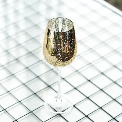 Шампанское флейты серийный бессвинцовый кристалл роскошный дизайн Golg цвет винный Коктейль стекло Кубок день рождения Weddign подарки Домашний декор - Цвет: 004