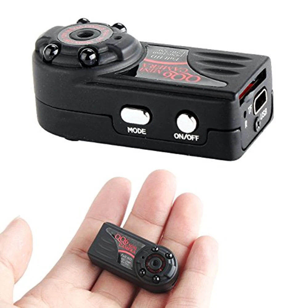 Маленькая мини камера Time Onwer QQ6 Full HD 1080P 720P Micro DV DVR видеокамера ИК Ночное Видение