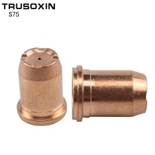 Electrode PR0117 10pcs 1.0MM/1.2MM Nozzle PD0114 for S75 Cutting Torch Plasma Cutting Consumables Electrode PR0117 10pcs 1.0MM/1.2MM Nozzle PD0114 for S75 Cutting Torch Plasma Cutting Consumables