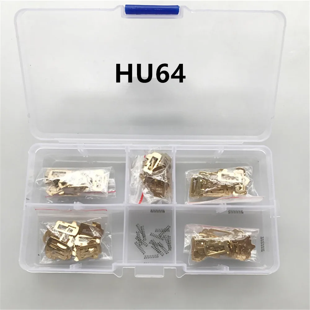 FLYBETTTER 100 Pcs HU64 سيارة قفل إصلاح اكسسوارات سيارة قفل القصب قفل لوحة لمرسيدس بنز G16