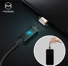MCDODO Type c Magnetic Cable Fast Charging 2 4A Charging Wire Cord USB Type C For