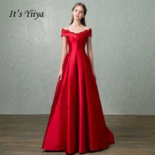 Это YiiYa красный хит, без рукавов, с вырезом лодочка, вечернее платье, простое шикарное, расшитое блестками, длина до пола, кружевное роскошное вечернее платье L039