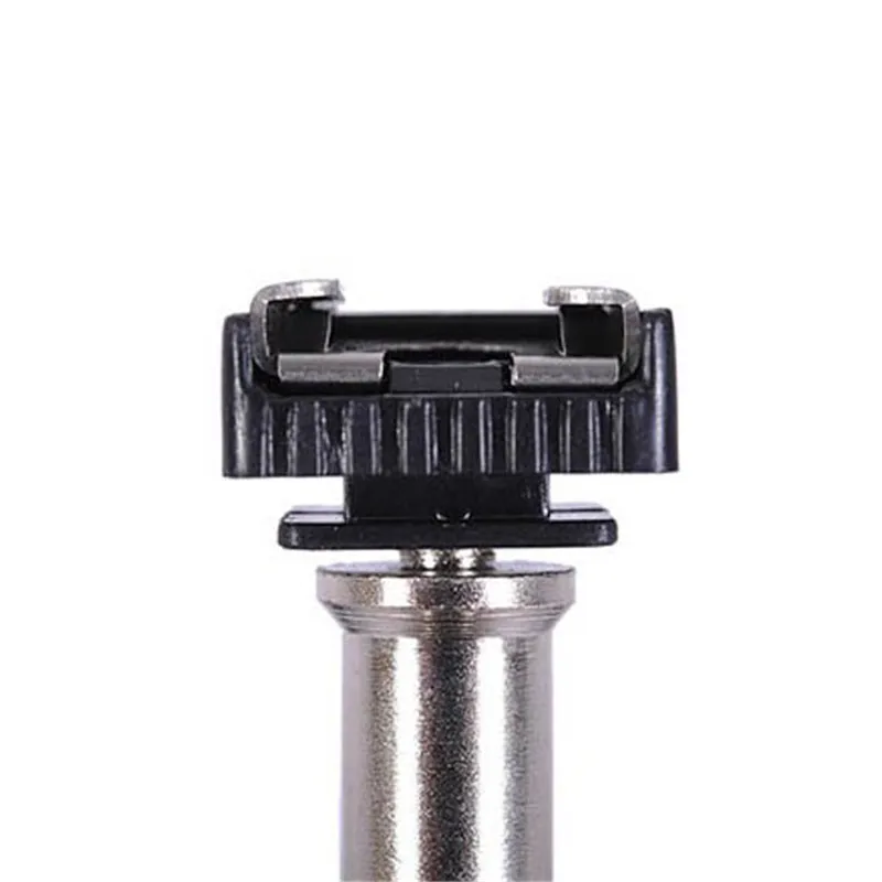 Mayitr 1pc Metal Flash Hot Shoe Mount Adapter to 1/4" Thread For Studio Light Stand Tripod