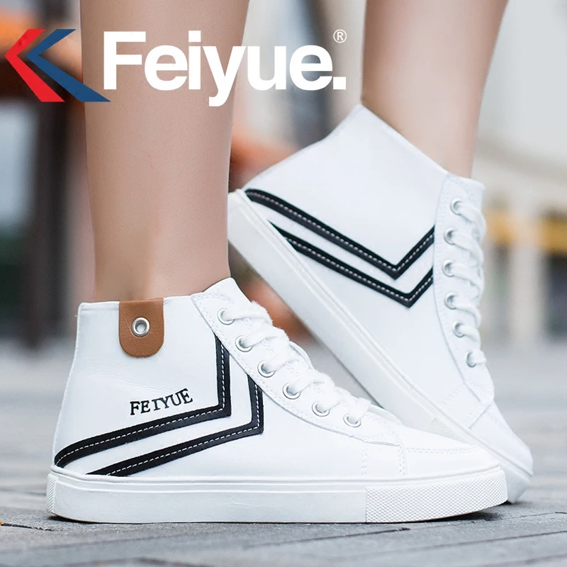 Оригинальные новые высокие Feiyue классические туфли армейские ботинки мягкие и удобные мужские кроссовки wo мужская обувь