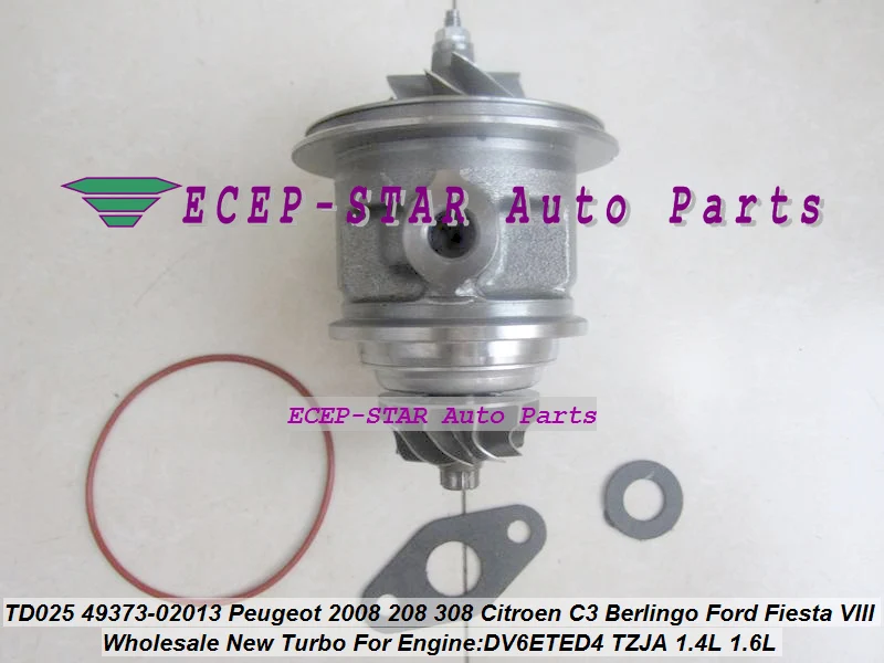 TD025 49373 02013 02003 0375Q9 0375R0 турбокартридж CHRA для Ford Fiesta VIII DV6ETED4 л HDi 75 90 92H Xu TZJA 08