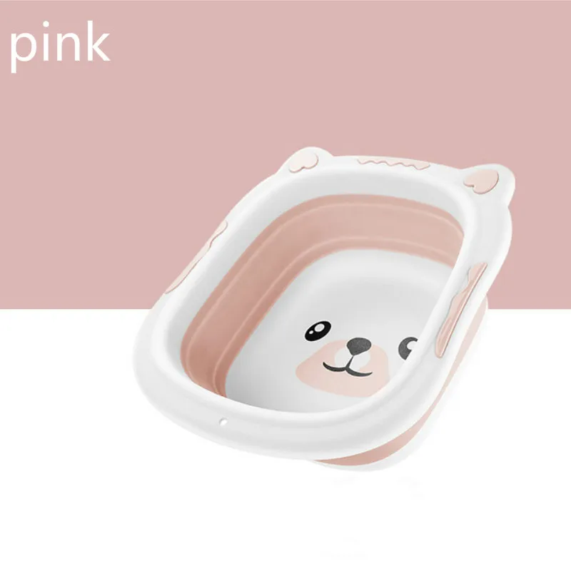 Portable Foldable Baby Bath Tub Infant Washbasin Collapsible Tourism Newborn Folding Basin Wash Holder Footbath Basin