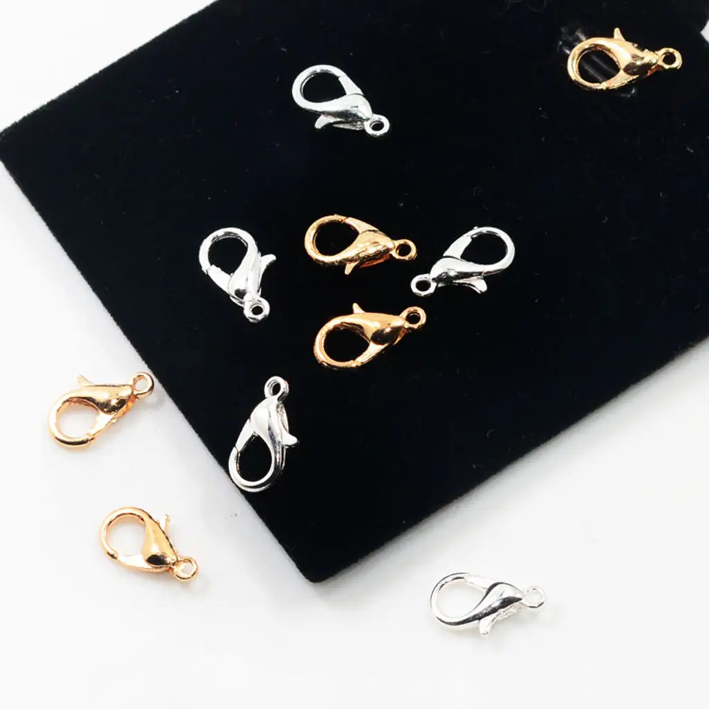 

50 Pieces DIY Jewelry Accessories Metal Material Lobster Clasps Claw
