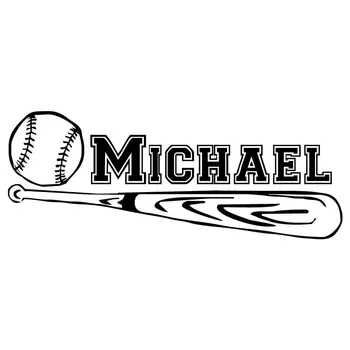 

15.2cm*5.7cm Personality Sports Baseball Michael Fashion Creative Car Stickers C5-2012